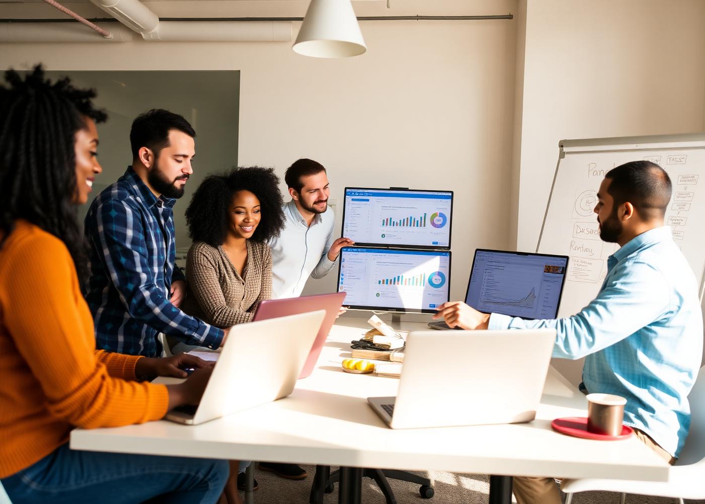 For:All campaign team reviewing analytics dashboards